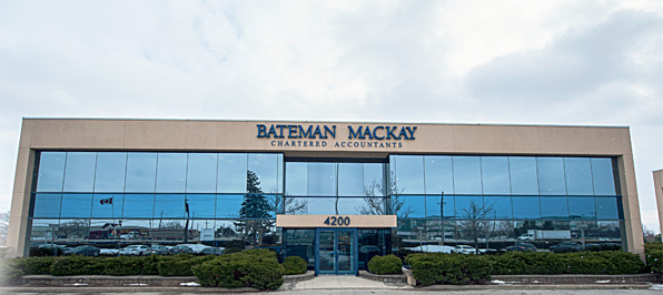 exterior of the Bateman Mackay office building