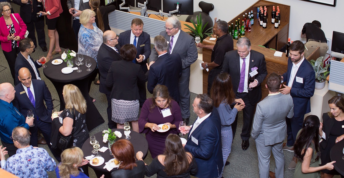 Burlington Open House 2018 Crowd shot for Bateman MacKay LLP