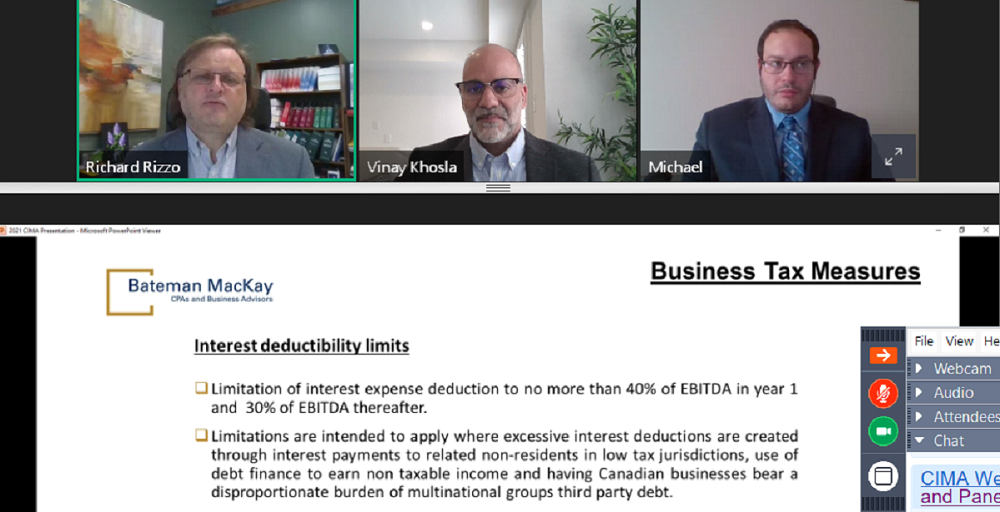 Interest Deductibility Limits - Webinar Bateman MacKay