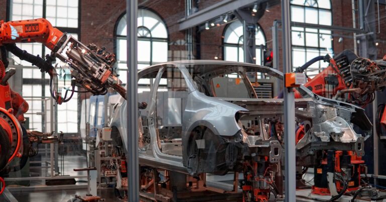 A car manufacturing line