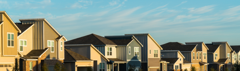 A row of houses