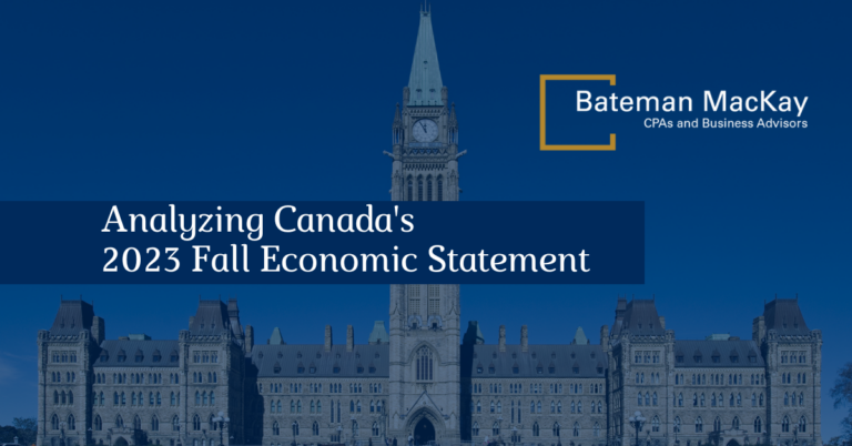 2022 Fall Economic Statement banner with Canadian Parliament as the background